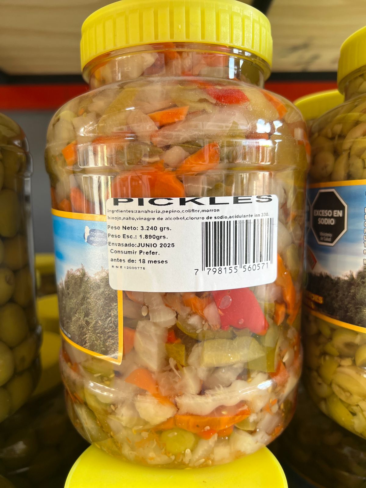 Pickles x2kg - Olivares del Cesar
